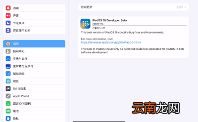 iPadOS15更新时间 ipados16怎么更新