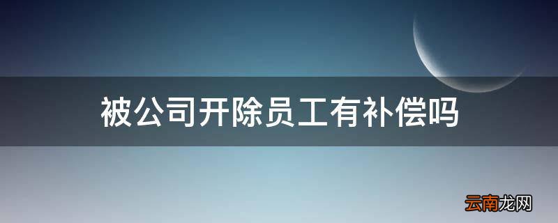 被公司开除员工有补偿吗