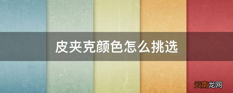 皮夹克颜色怎么挑选