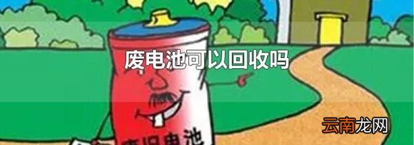 废电池可以回收吗