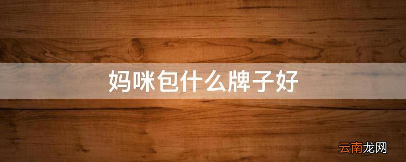 妈咪包什么牌子好
