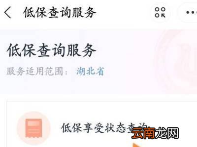 手机上怎么查询低保