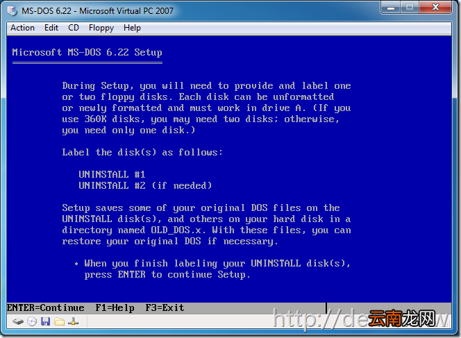 MSDN上MS-DOS