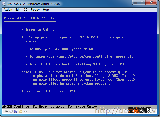 MSDN上MS-DOS
