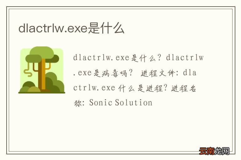 dlactrlw.exe是什么
