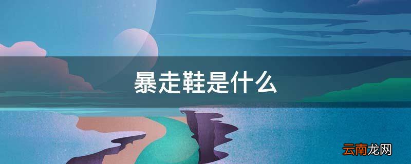 暴走鞋是什么