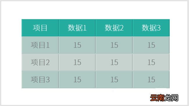 ppt表格单元格实现凹凸效果具体操作方法