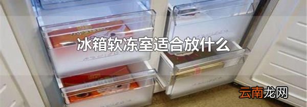 冰箱软冻室适合放什么