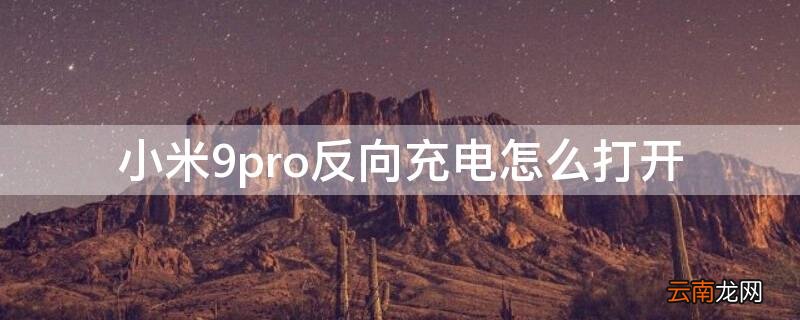 小米9pro反向充电怎么打开手电筒 小米9pro反向充电怎么打开