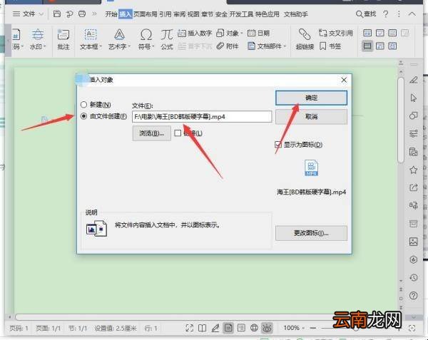 WORD上面可不可以加入视频