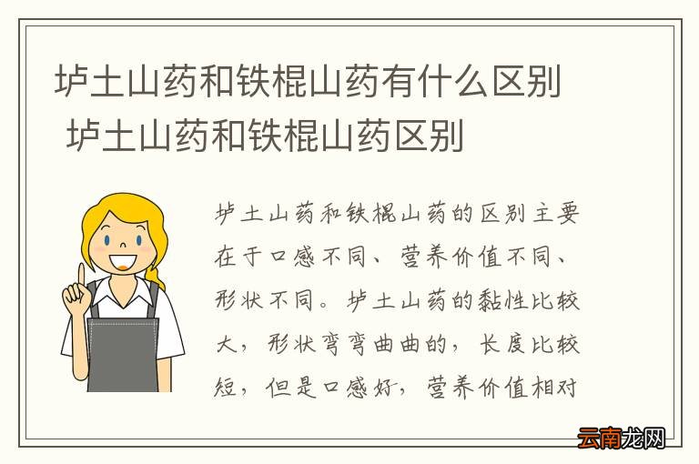 垆土山药和铁棍山药有什么区别 垆土山药和铁棍山药区别