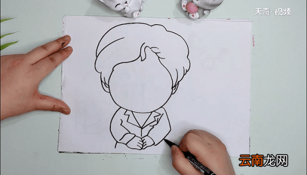 李兰娟儿童简笔画 李兰娟儿童画报