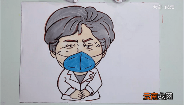 李兰娟儿童简笔画 李兰娟儿童画报
