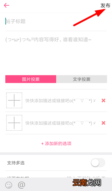 第一弹中发起投票具体操作方法