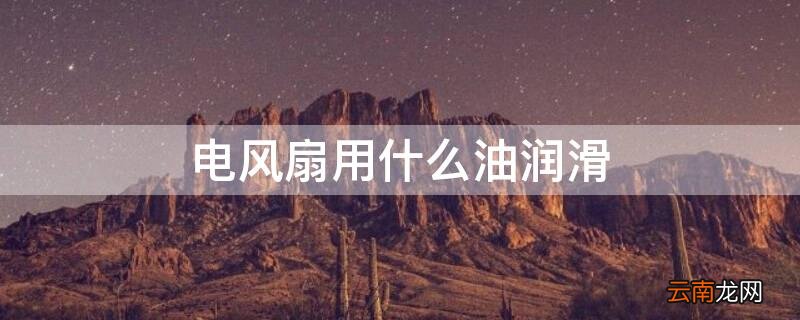 电风扇润滑油可以用什么油代替 电风扇用什么油润滑