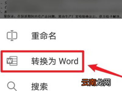 手机上pdf怎么转换成word