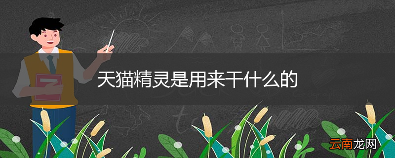 天猫精灵是用来干什么的