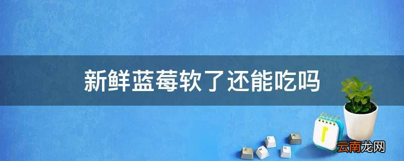 新鲜蓝莓软了还能吃吗