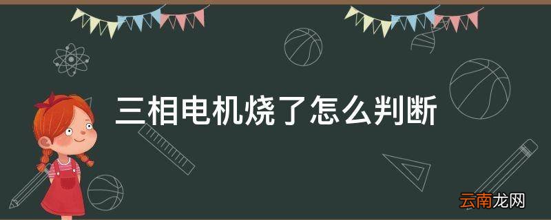 三相电机烧了怎么判断