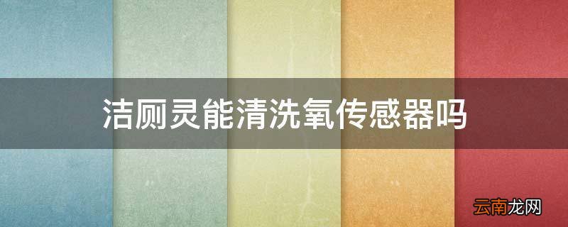 洁厕灵能清洗氧传感器吗