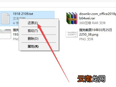 桌面删除的文件从哪里找回