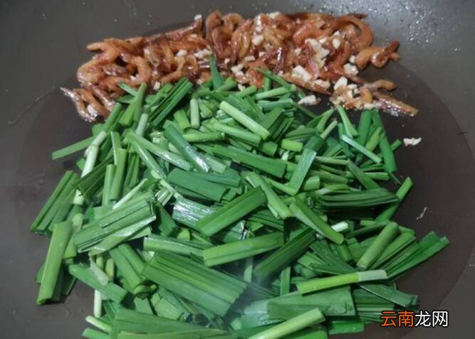 韭菜虾米怎么炒