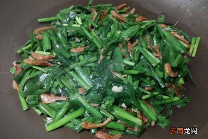 韭菜虾米怎么炒