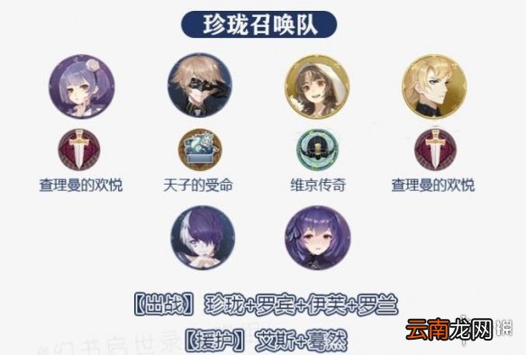 幻书启世录珍珑召唤队怎么玩 幻书启世录珍珑召唤队攻略