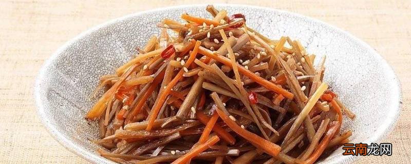 牛蒡丝怎么炒好吃