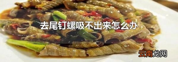 去尾钉螺吸不出来怎么办