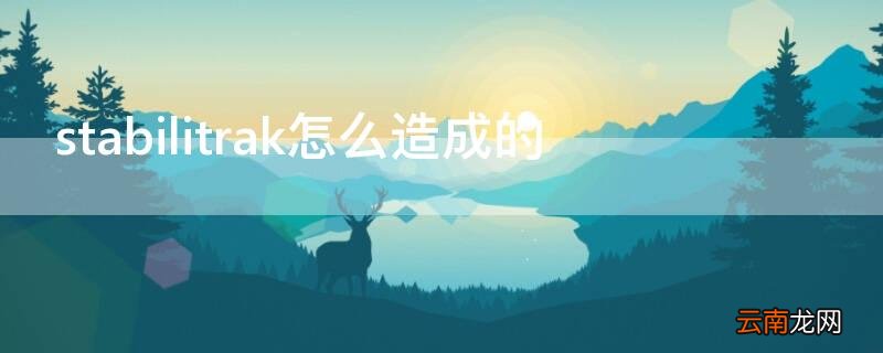 stabilitrake stabilitrak怎么造成的