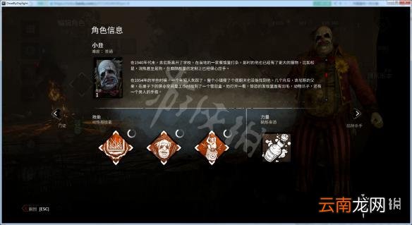 黎明杀机新屠夫小丑介绍 黎明杀机新屠夫技能是什么 背景