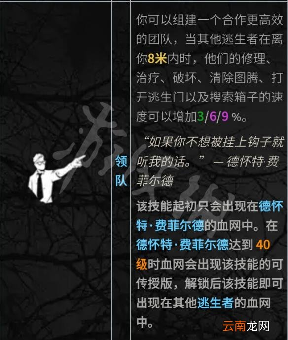 黎明杀机全人物技能介绍评测 黎明杀机人类最强技能是什么 携手合作