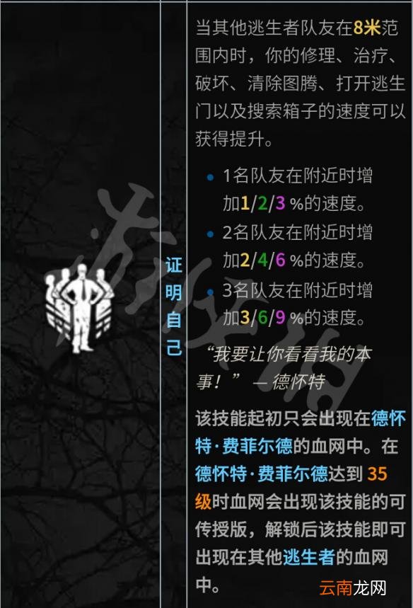 黎明杀机全人物技能介绍评测 黎明杀机人类最强技能是什么 携手合作