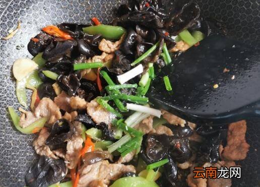 木耳炒肉丝怎么做