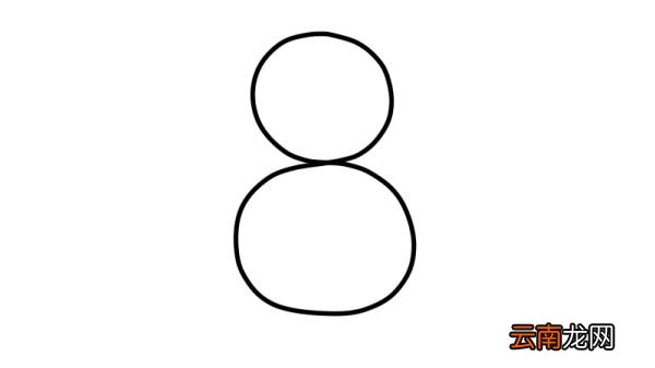 用数字画动物之熊猫简笔画画法