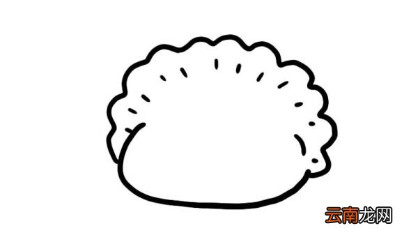 饺子简笔画