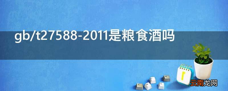 gb/t27588-2011是粮食酒吗