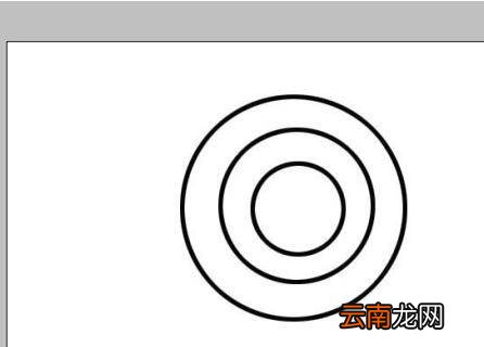 ps如何绘制同心圆环