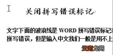 word文档出现红色波浪线是什么意思