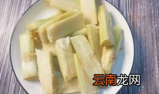 甘蔗怎样削皮又快又好 甘蔗怎样削皮