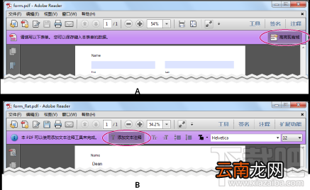 adobe reader xi表单是否可填写？