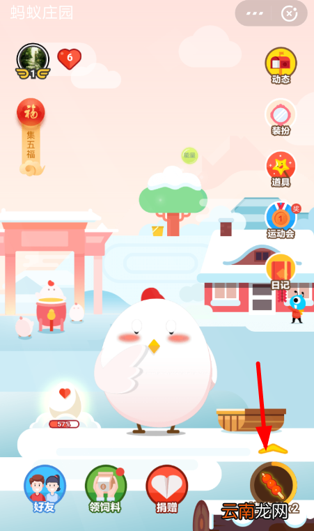 支付宝中喂小鸡领福卡具体操作方法