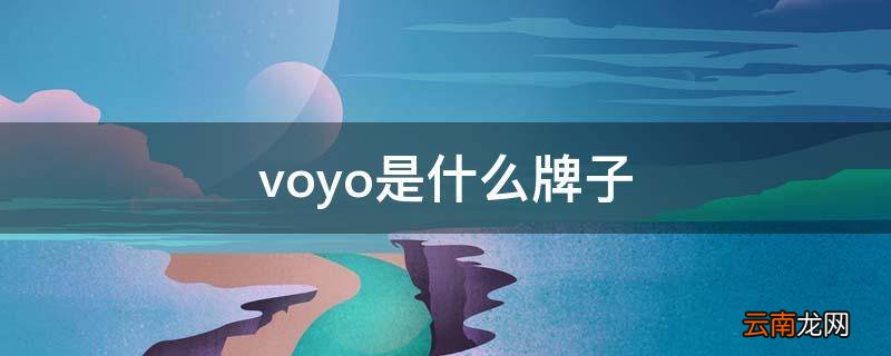 voyo是什么牌子