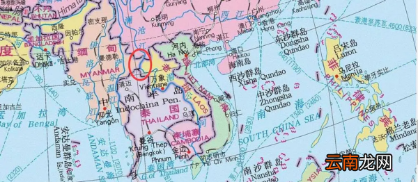 中国和泰国接壤，泰国和中国接壤不