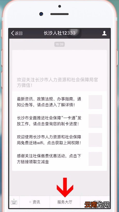微信中查询养老保险具体操作方法
