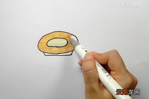 盘子简笔画