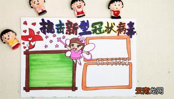 抗击新型冠状病毒手抄报简单 抗击新型冠状病毒手抄报
