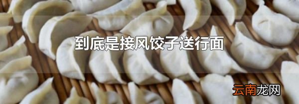 到底是接风饺子送行面