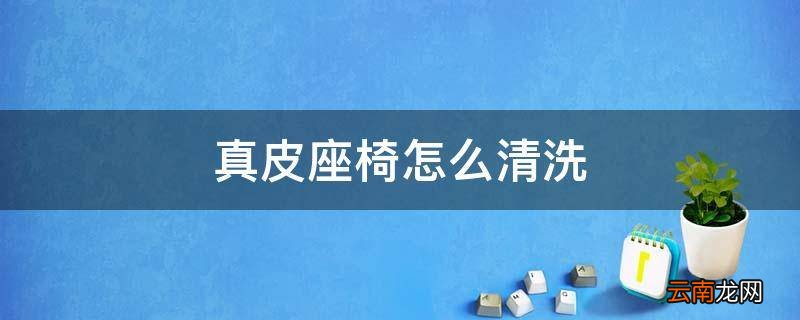 真皮座椅怎么清洗